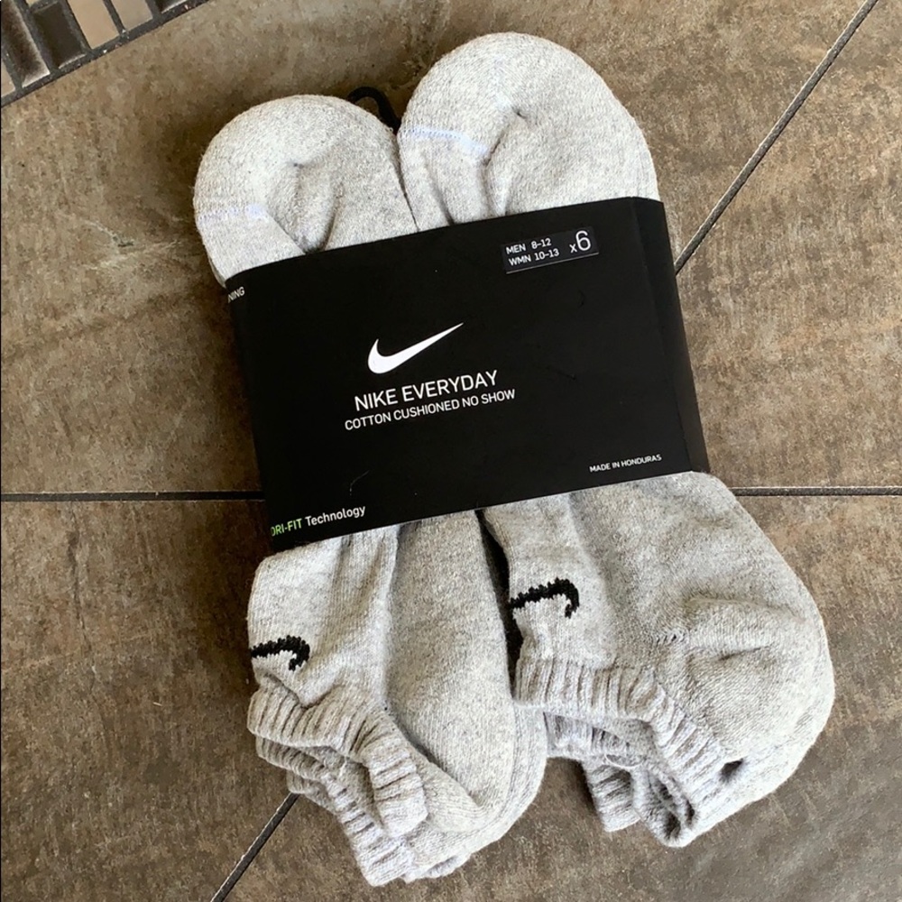 NIKE EVERYDAY COTTON CUSHIONED NO SHOW DRI-FIT SOC - Picture 2 of 15